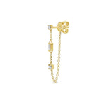 Multi-Shape Diamond Chain Earring