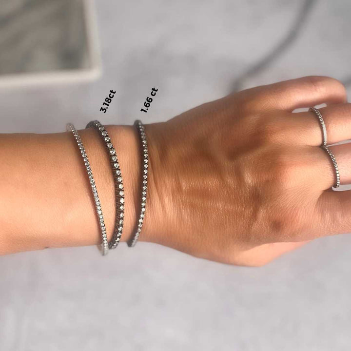 Medium Diamond Line Bracelet