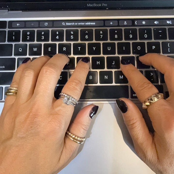 Mosaic Emerald Cut Ring