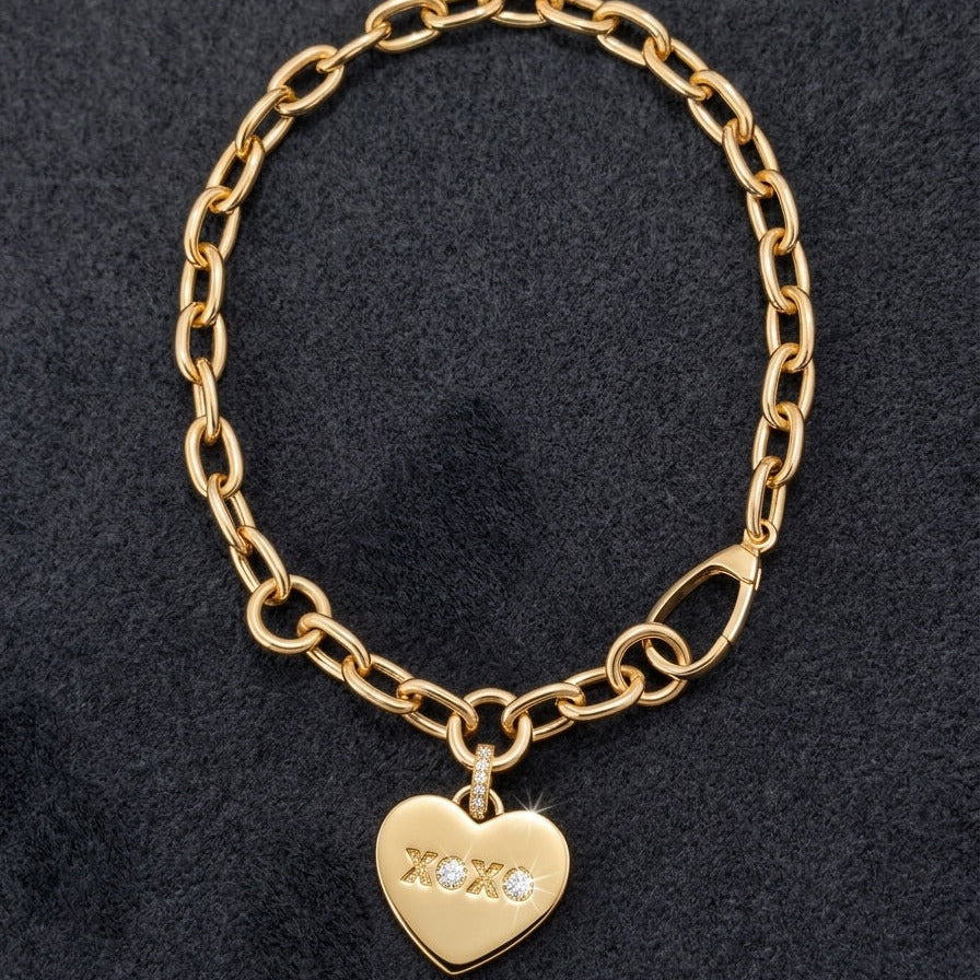 XOXO Charm Bracelet