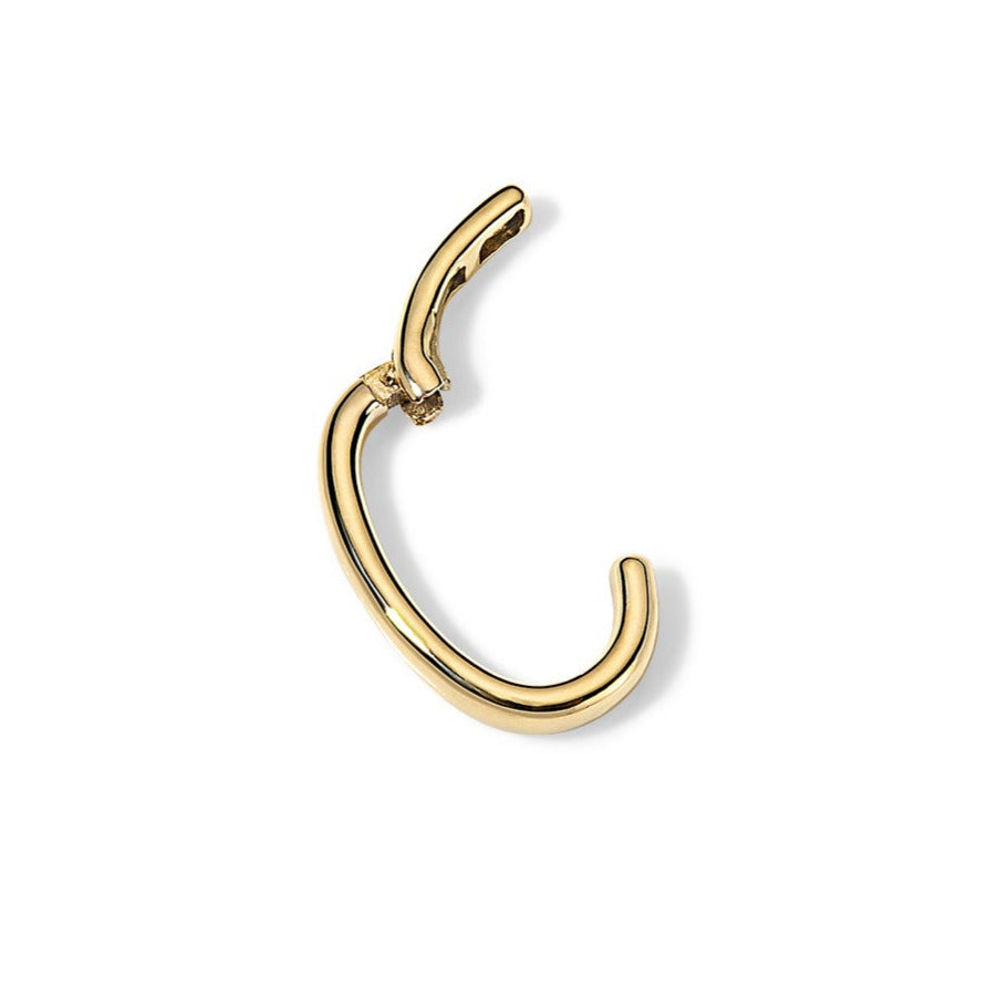 Hinged Blue Sapphire Ear Cuff