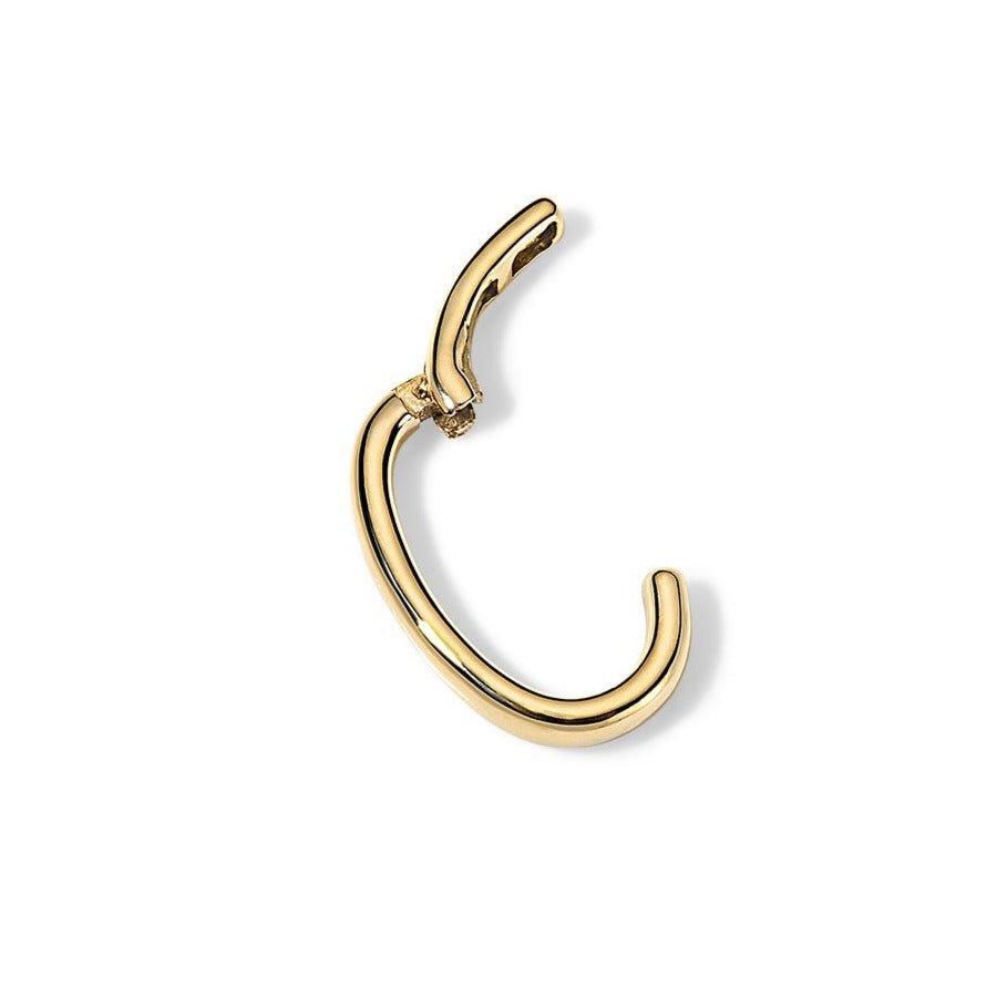 Hinged Pink Sapphire Ear Cuff