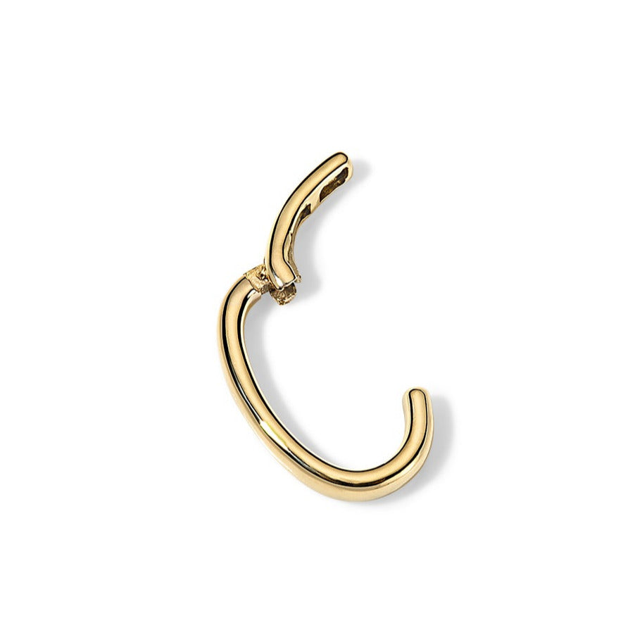 Hinged Red Ruby Ear Cuff