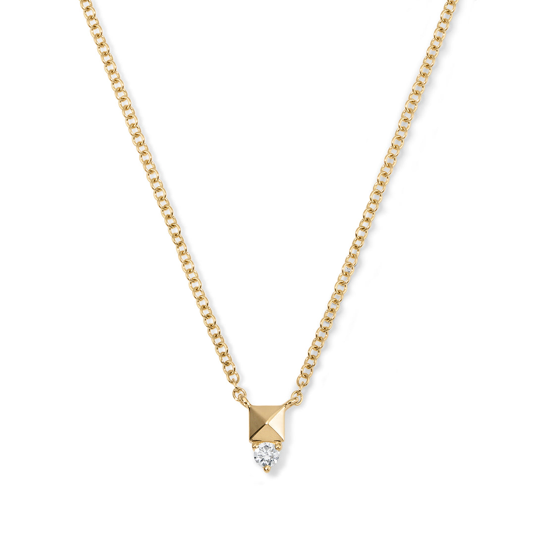 Pyramid and Diamond Pendant