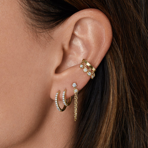 Diamond Drip Ear Cuff