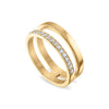 Double Row Diamond Band