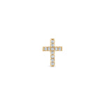 Diamond Cross Studs