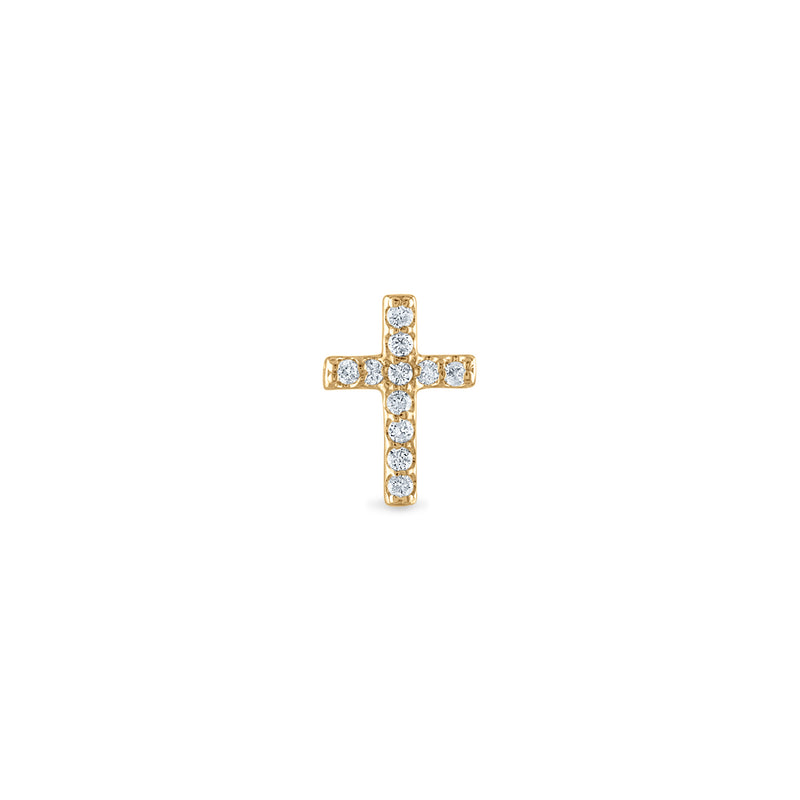 Diamond Cross Studs