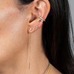 Single Diamond Ear Cuff