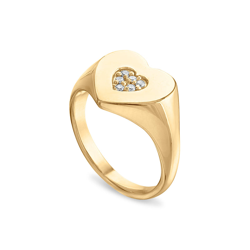 Heart Signet Ring